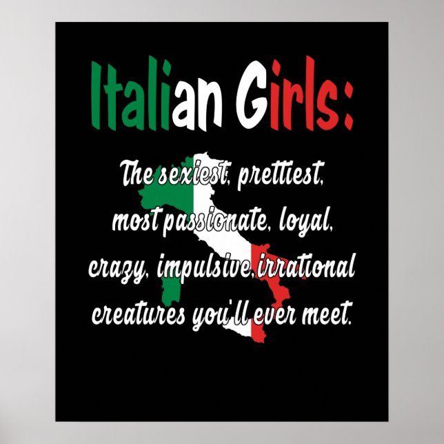 POSTER FUNNY GIRLS ITALIANO (Frente)