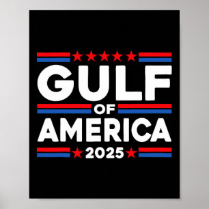 Poster Funny Golfo Of United States Flag