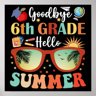 Poster Funny Goodbye 6 Graduação de Verão