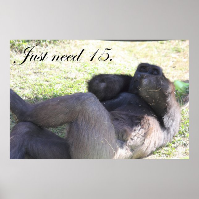 Poster Funny Gorilla (Frente)