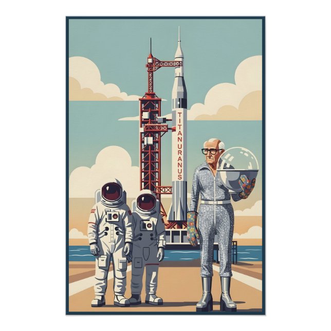 Pôster Funny Grandad (Frente)