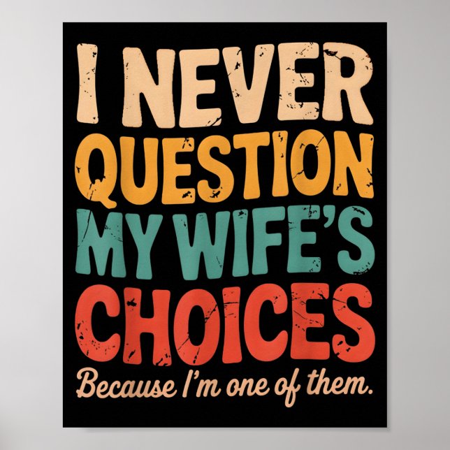 Poster Funny Groovy Dad Joke Quote For Husband Fathers Da (Frente)