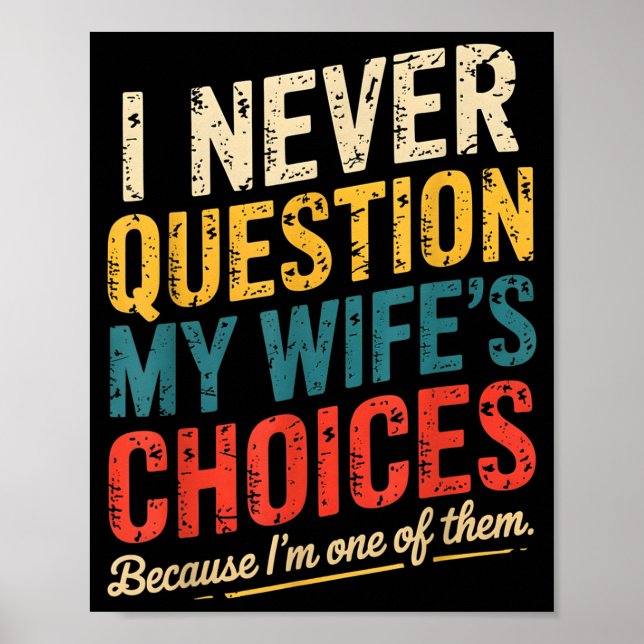 Poster Funny Groovy Dad Joke Quote For Husband Fathers Da (Frente)
