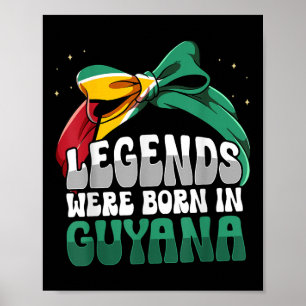 Poster Funny Guyanese Flag Guiana