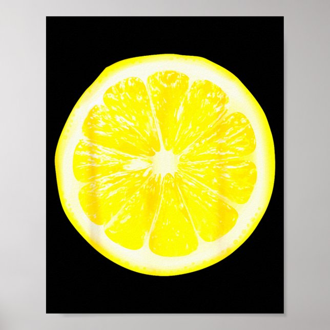 Poster Funny Halloween Yellow Lemon Costume Fruit Costume (Frente)