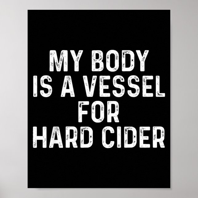 Poster Funny Hard Cider  (Frente)