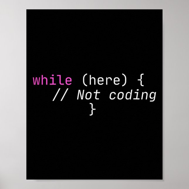 Poster Funny Hard Working Devops Programming C#  (Frente)