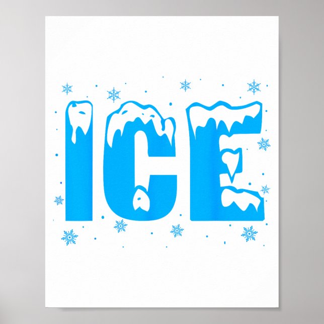 Poster Funny Ice Costume Halloween 2024 Family Matching  (Frente)