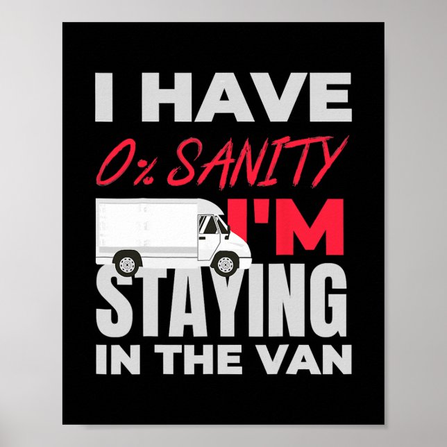 Poster Funny I'm Staying In Tha Van Phasmophobia  (Frente)