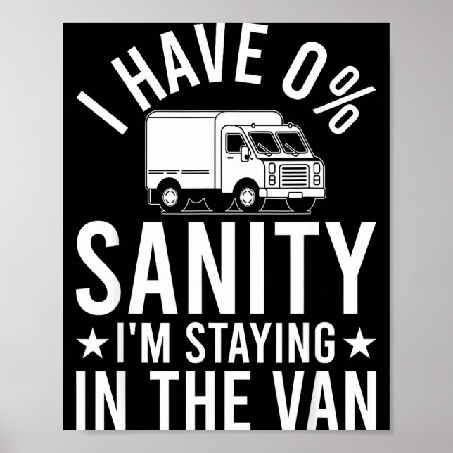 Poster Funny I'm Staying In Tha Van Phasmophobia Gamer Ma (Frente)
