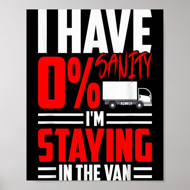 Poster Funny I'm Staying In Tha Van Phasmophobia Gamer Wo (Frente)