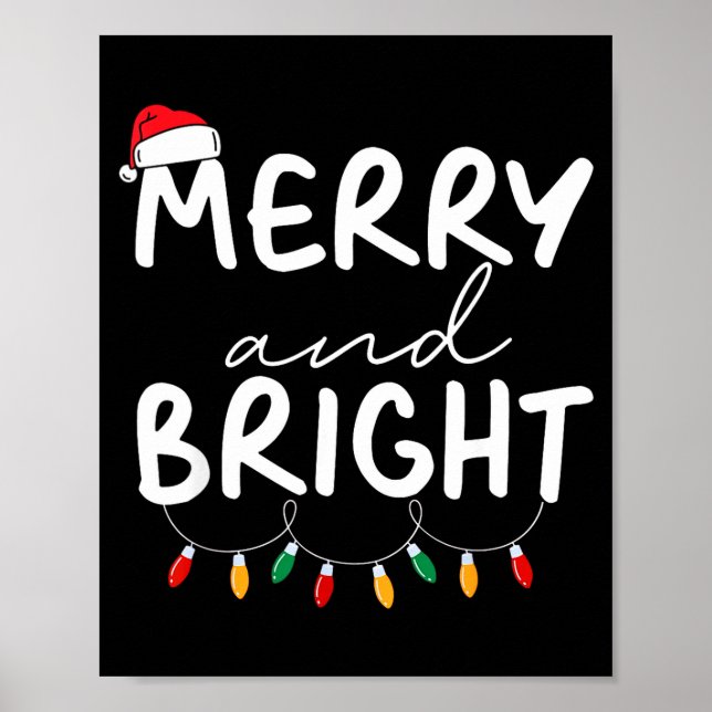 Poster Funny I'm Trying To Feel Merry Xmas Bright Matchin (Frente)