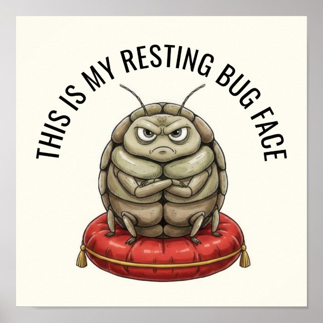 Poster Funny Insect Bug (Frente)