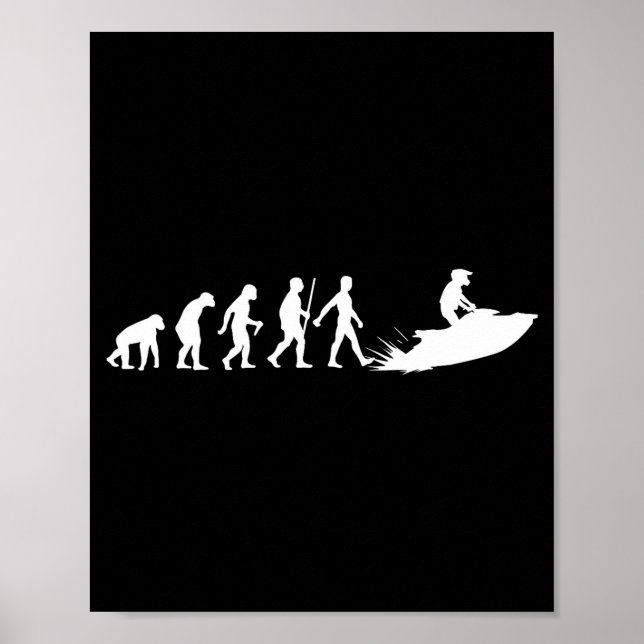 Poster Funny Jet Ski Design For Men Women Kids Jetski Lov (Frente)