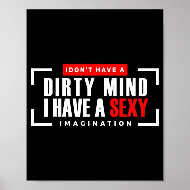 Poster Funny Jokes Saying Men Women Novelty Apparel I Don (Frente)