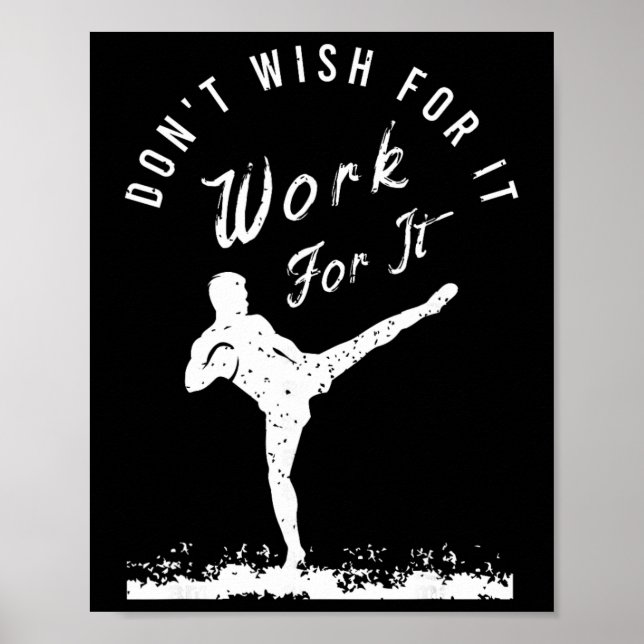 Poster Funny Kickboxing Outfit For A Kickboxer _3  (Frente)