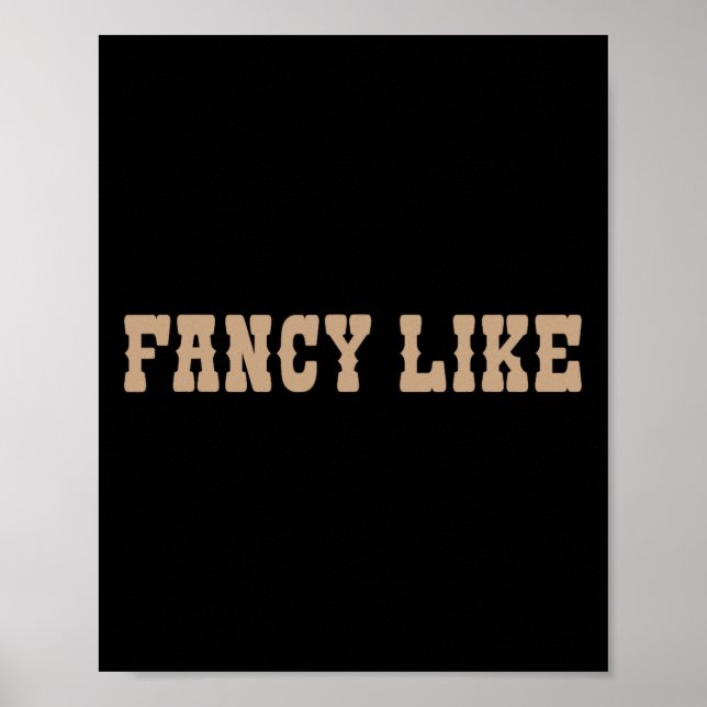 Poster Funny Line Dancing Country Western Rico (Frente)