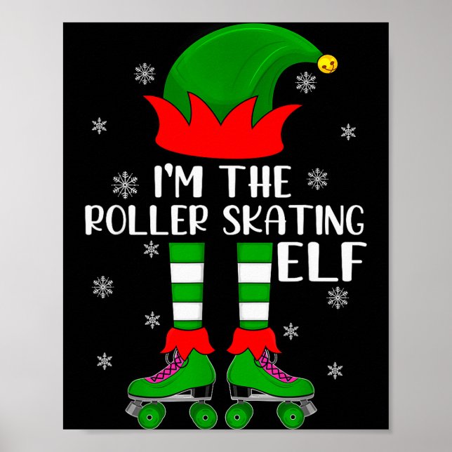 Poster Funny Matching Group The Roller Skating Elf Christ (Frente)
