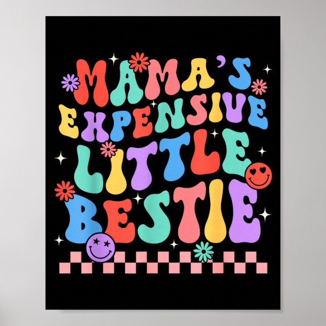 Poster Funny Mom Mother Mama's Expensive Little Ie  (Frente)