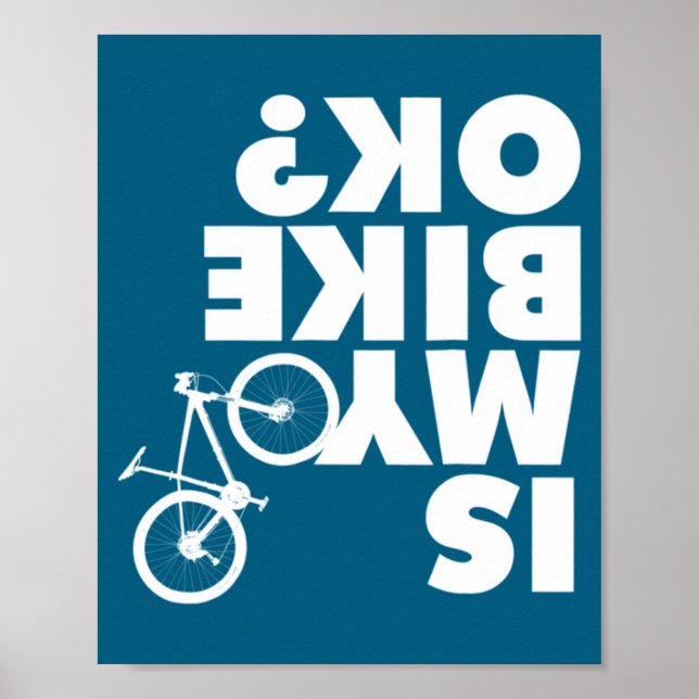 Poster Funny Mountain Bike  (Frente)