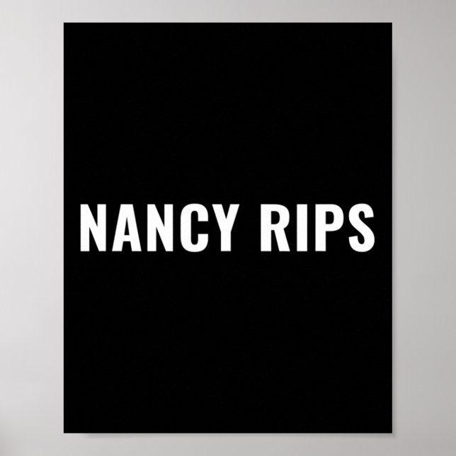 Poster Funny Nancy Pelosi Rips Speech Address  (Frente)