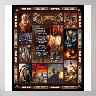 Poster Funny Native Gift Lover