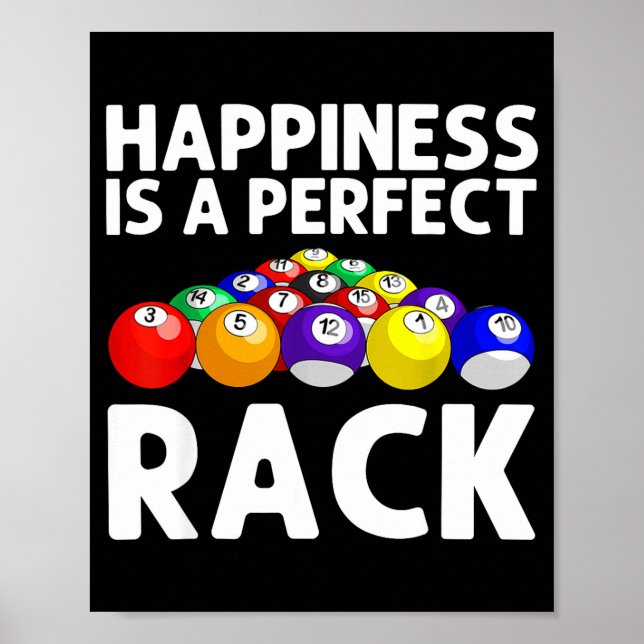 Poster Funny Ol Design For Men Women Billiards Lover Ol P (Frente)