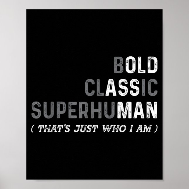 Poster Funny Old Man Saying Gag Dad Father's Day Birthday (Frente)