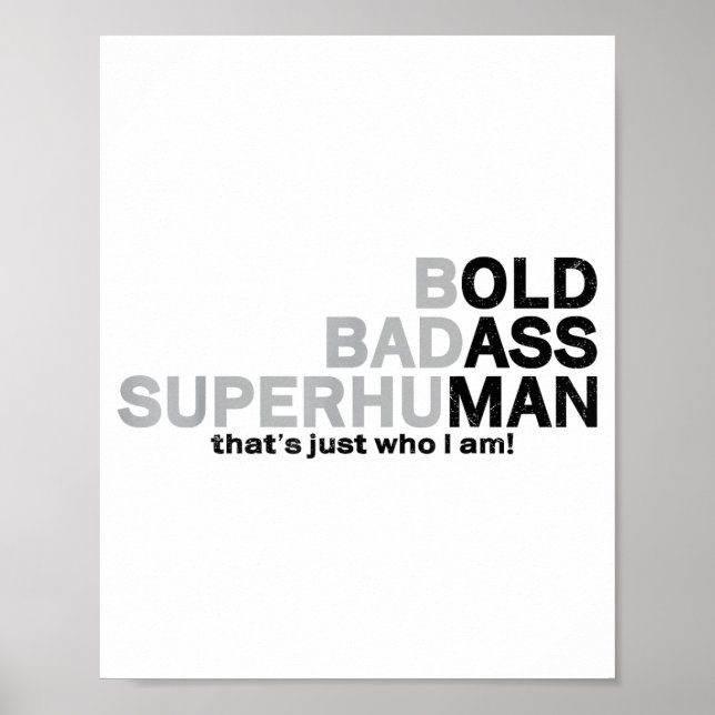 Poster Funny Old Man Saying Gag Dad Grandpa Husband Fathe (Frente)