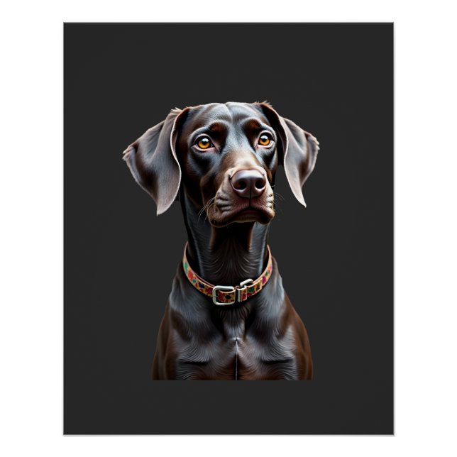 Pôster Funny Pointer Shirt Pointer Mom Dad Dog Lover Poin (Frente)