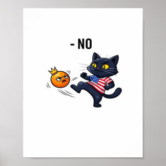 Poster Funny Political Meme No Cat Design