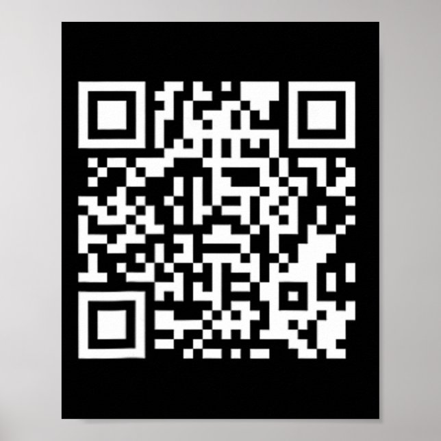 Poster Funny Qr Presidente Trump 4547 Trump Dancing Code  (Frente)