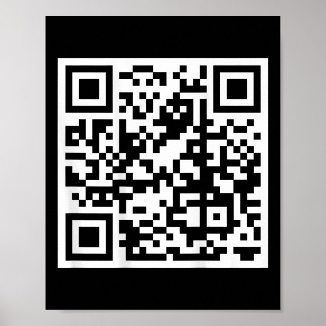 Poster Funny Qr Presidente Trump 4547 Trump Dancing Code  (Frente)