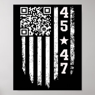 Poster Funny Qr Presidente Trump 4547 Trump Dancing Code