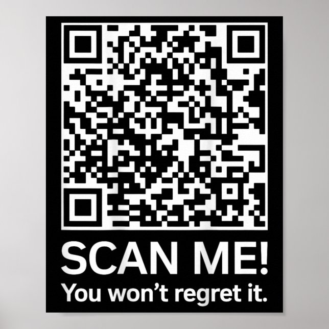 Poster Funny Qr Presidente Trump 4547 Trump Dancing Code  (Frente)