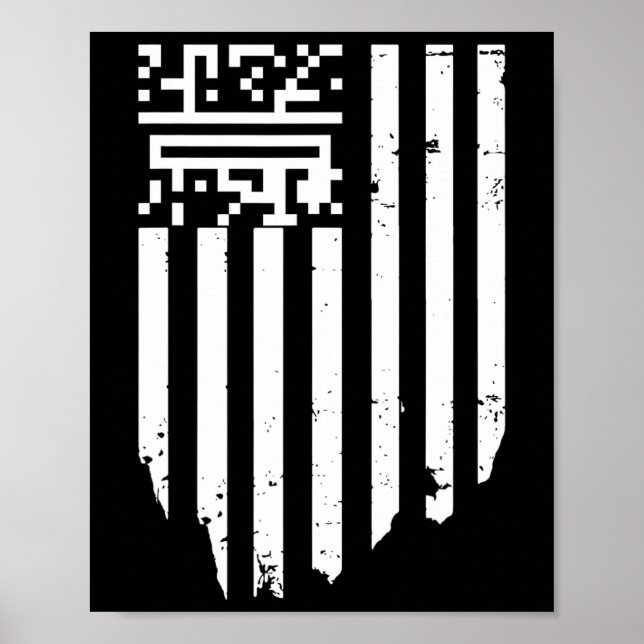 Poster Funny Qr Presidente Trump Dance Code (Frente)