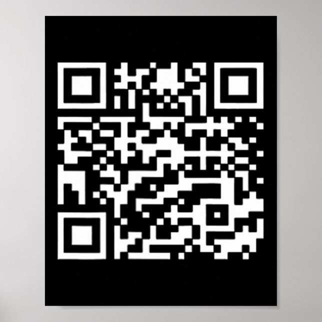 Poster Funny Qr Presidente Trump Dance Code 2 (Frente)