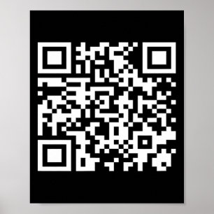 Poster Funny Qr Presidente Trump Dance Code 2025