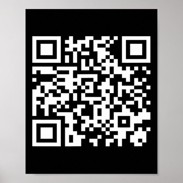 Poster Funny Qr Presidente Trump Dance Code 2025 (Frente)