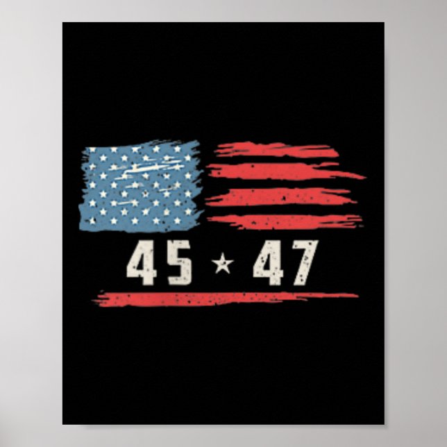 Poster Funny Qr Presidente Trump Dance Code 2 Lado (Frente)