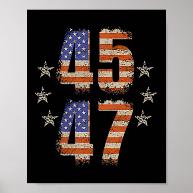 Poster Funny Qr Trump 45 47 Trump Dancing Code Pocket (Frente)