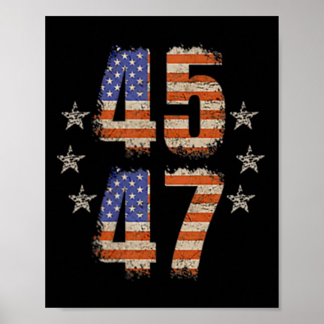 Poster Funny Qr Trump 45 47 Trump Dancing Code Pocket (Frente)