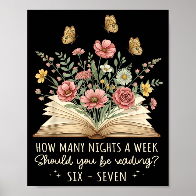 Poster Funny Reading 67 Teacher Six Seven Reading 6 7 Boo (Frente)