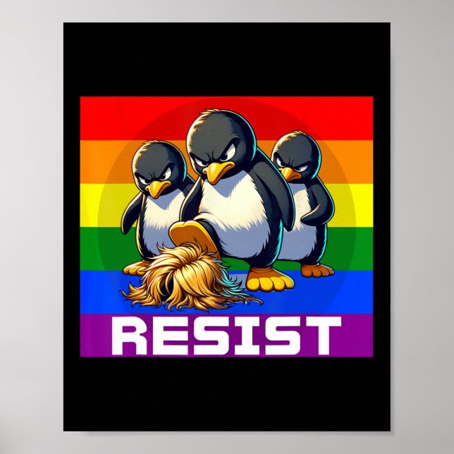 Poster Funny Resist Tariffs Protest Groovy Men Women 4th  (Frente)