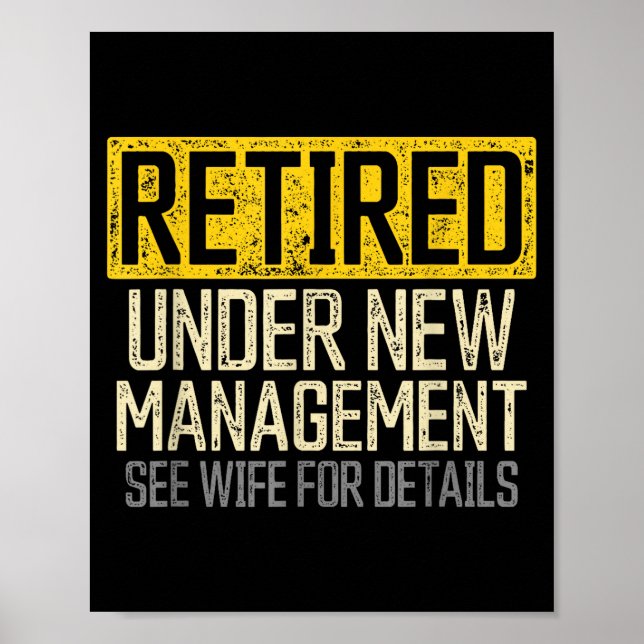 Poster Funny Retirement Shirts For Men Retirement Funny R (Frente)