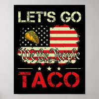 Funny Retro Vamos Taco Comida Mexicana Humor Women