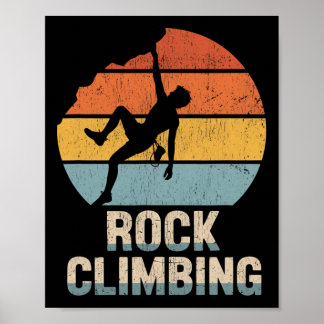 Poster Funny Rock Climbing Free Mountain Climb Climber _2