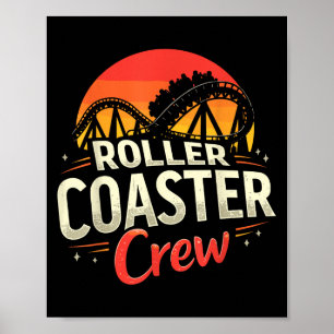 Poster Funny Roller Porta copos Crew Amusement Park Rolle