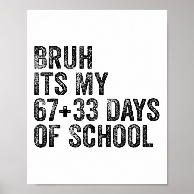 Poster Funny School Countdown Student Teacher Clroom Humo (Frente)