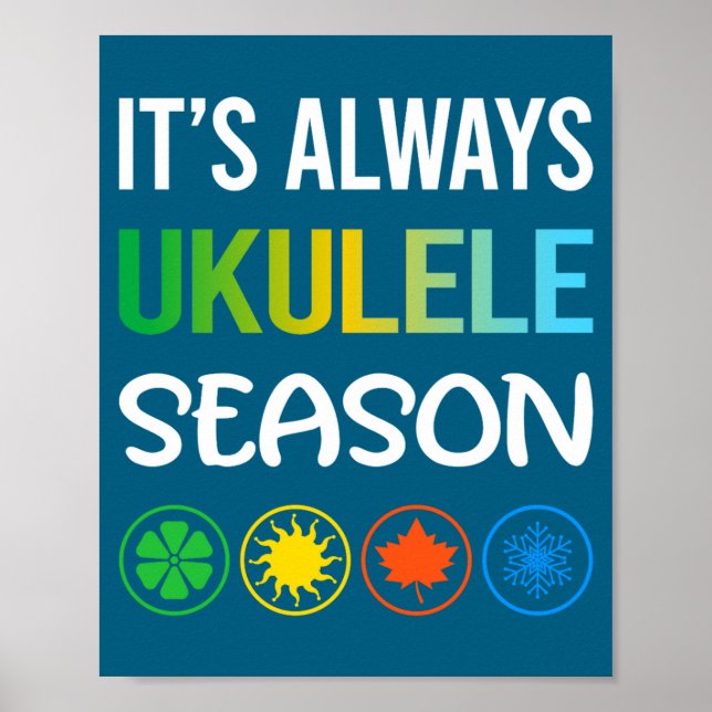 Poster Funny Season Ukulele  (Frente)